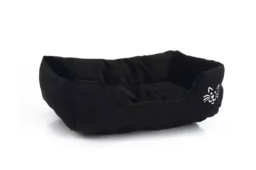 Beeztees baboo - kattenmand - zwart - 48x37x18 cm