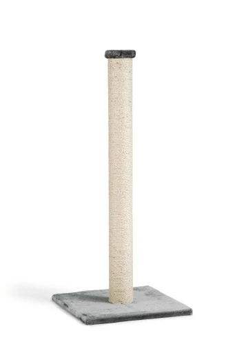 Beeztees gina - krabpaal - grijs - xl - 40x40x90cm