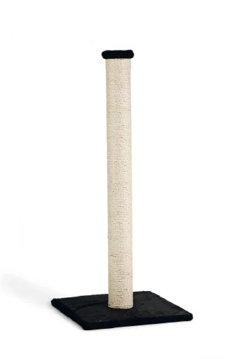 Beeztees gina - krabpaal - zwart - xl - 40x40x90cm