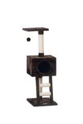 Beeztees homira - krabpaal - bruin - 40x35x110 cm