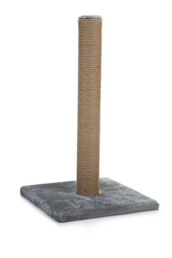 Beeztees lesley - krabpaal - grijs - 35x35x60 cm