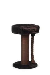 Beeztees tura - krabpaal - bruin - 60x60x100 cm