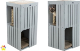 Trixie Be Nordic Cat Tower Juna Grijs 38x38x77CM