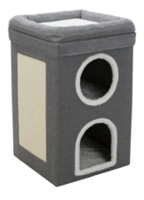Trixie krabpaal cat tower saul grijs (39X39X64 CM)