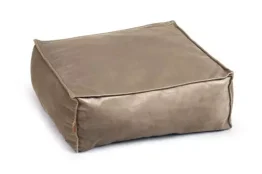 Designed by lotte velveti - kattenkussen - fluweel - grijs - 50x50x20 cm